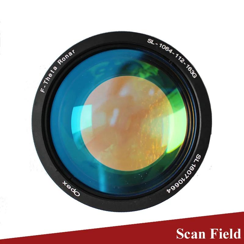 OPEX F-theta Lens 1064nm M85 Thread Scan Field 70*70-300*300 Focal Length 100-420mm 1064nm YAG Optical Fiber Laser M